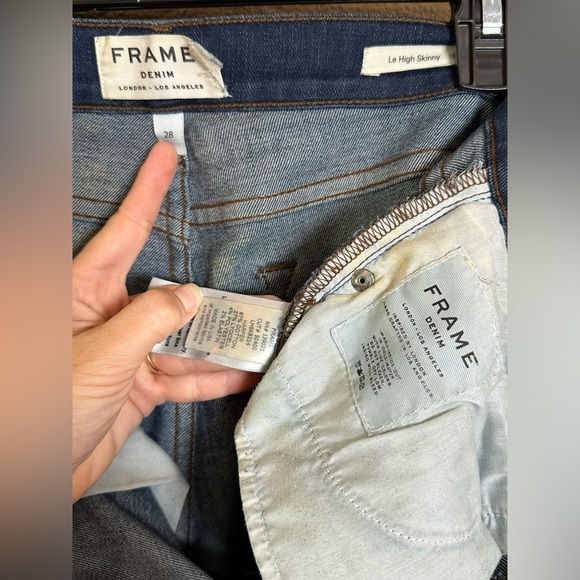 FRAME Le High Skinny Jean size 28 - Picture 3 of 4